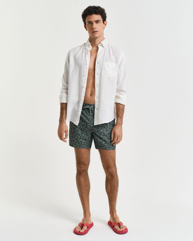 Zwemshort met touwprint