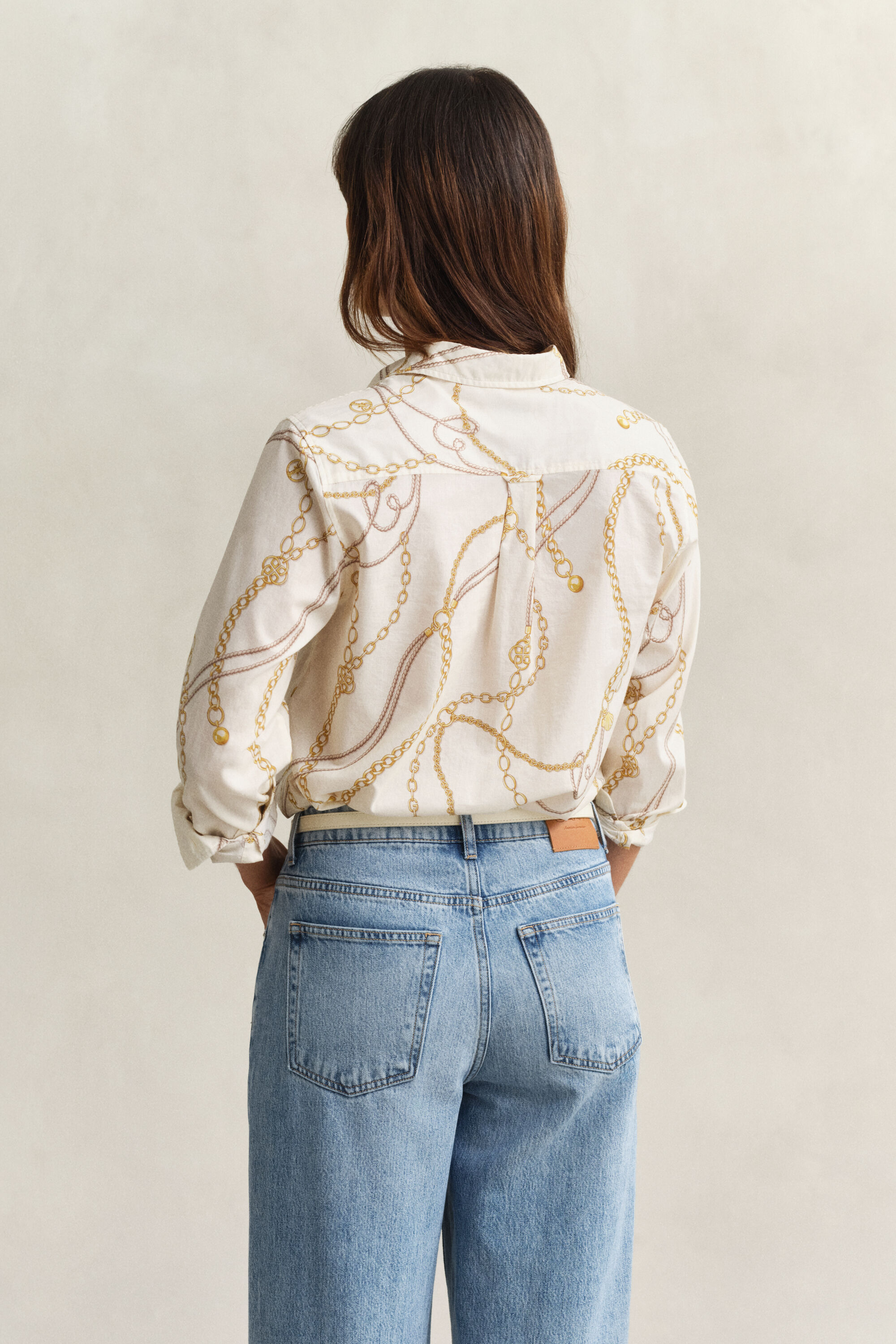 Overoverhemd van katoenen voile