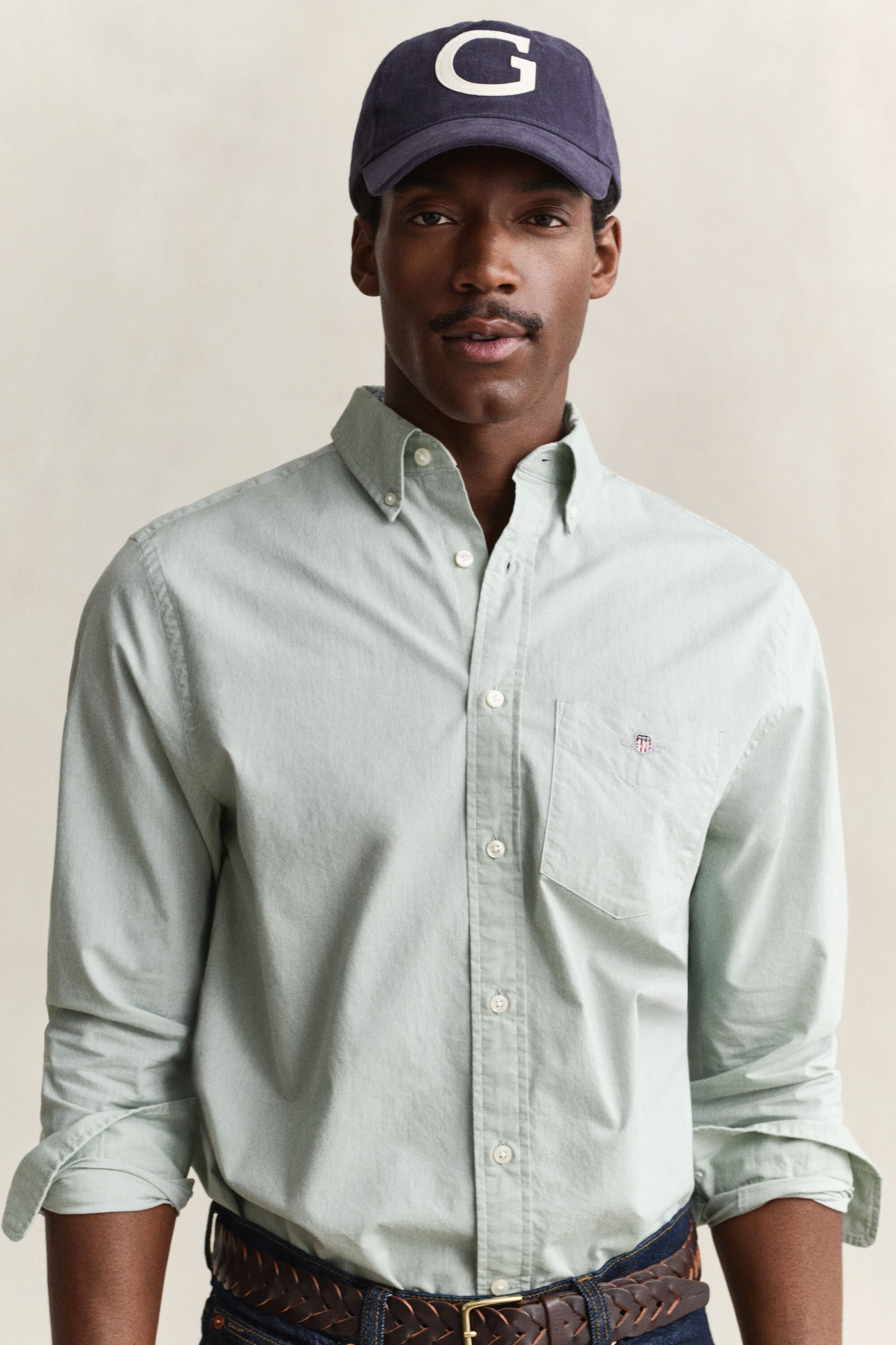 Regular Fit Classic overhemd van poplin