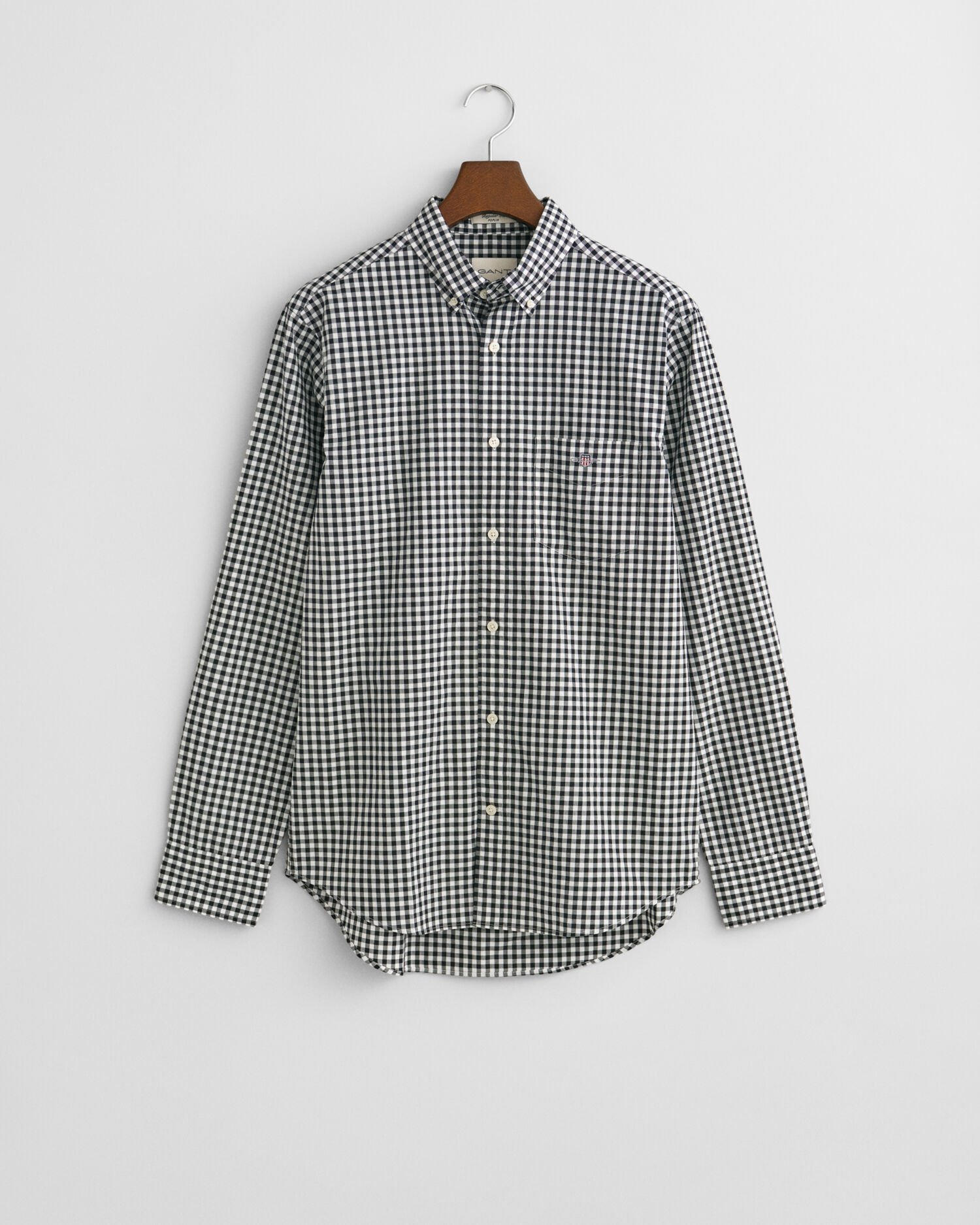 Regular Fit Classic overhemd met Gingham-ruitje van poplin