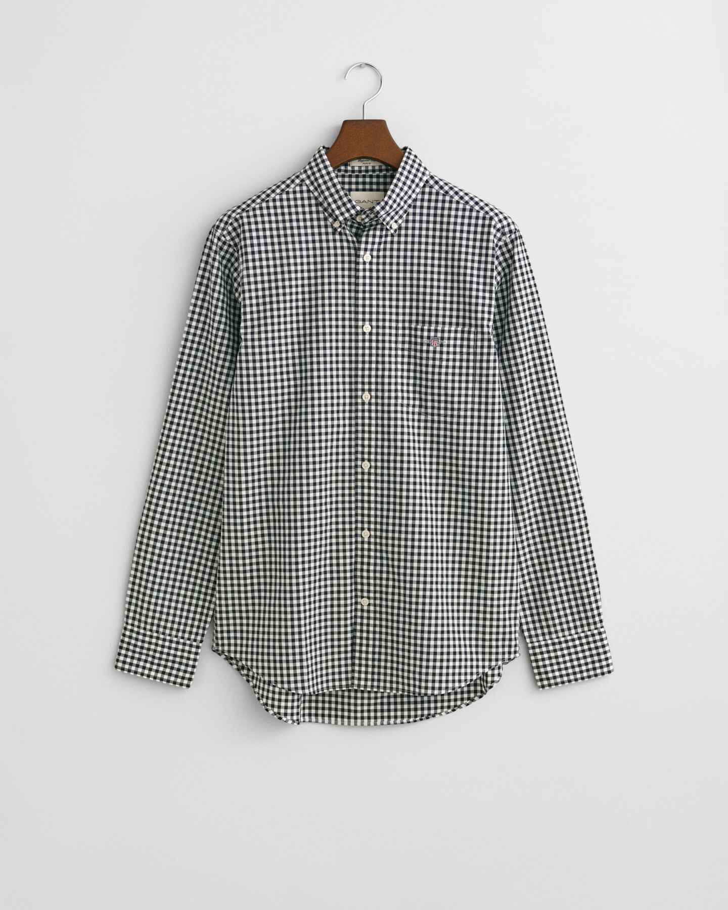Regular Fit Classic overhemd met Gingham-ruitje van poplin