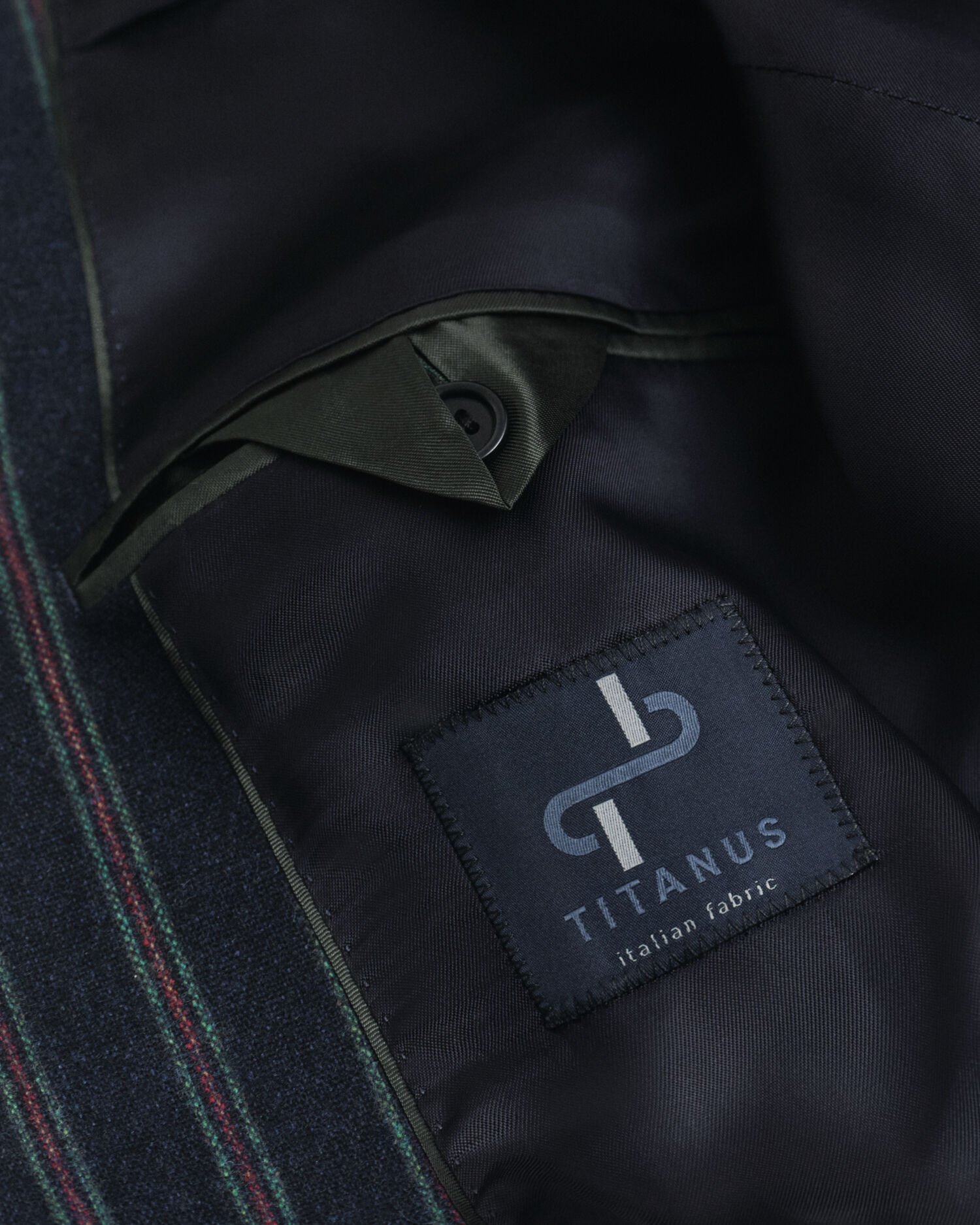 Flanellen Club blazer met strepen