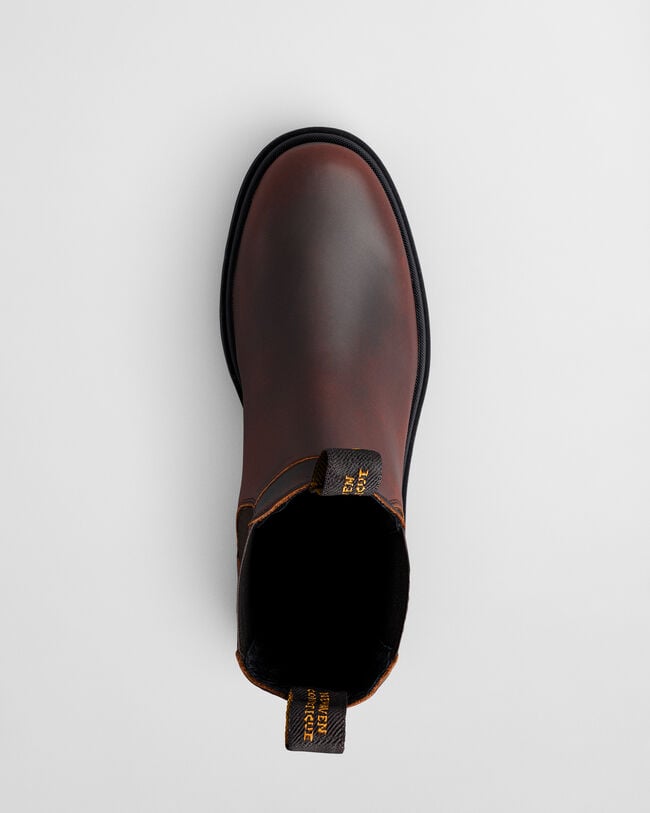 Wootlynne leren Chelsealaarzen