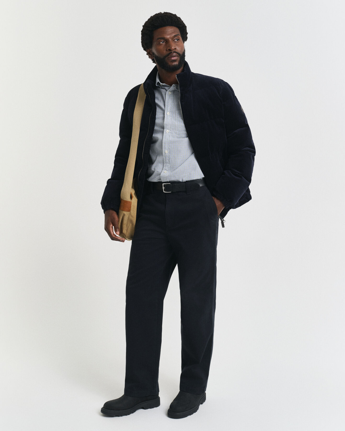 Regular Fit Classic overhemd van poplin met kleine ruitjes