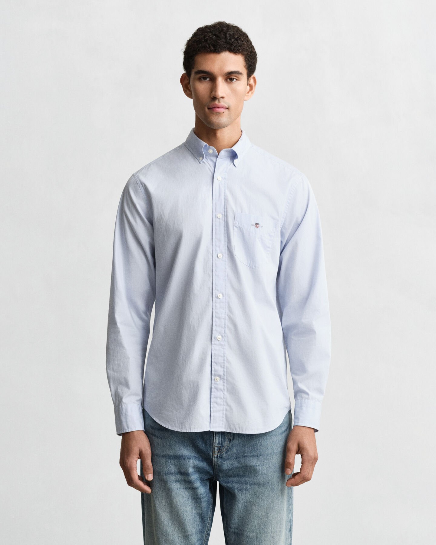 Regular Fit Classic overhemd van poplin
