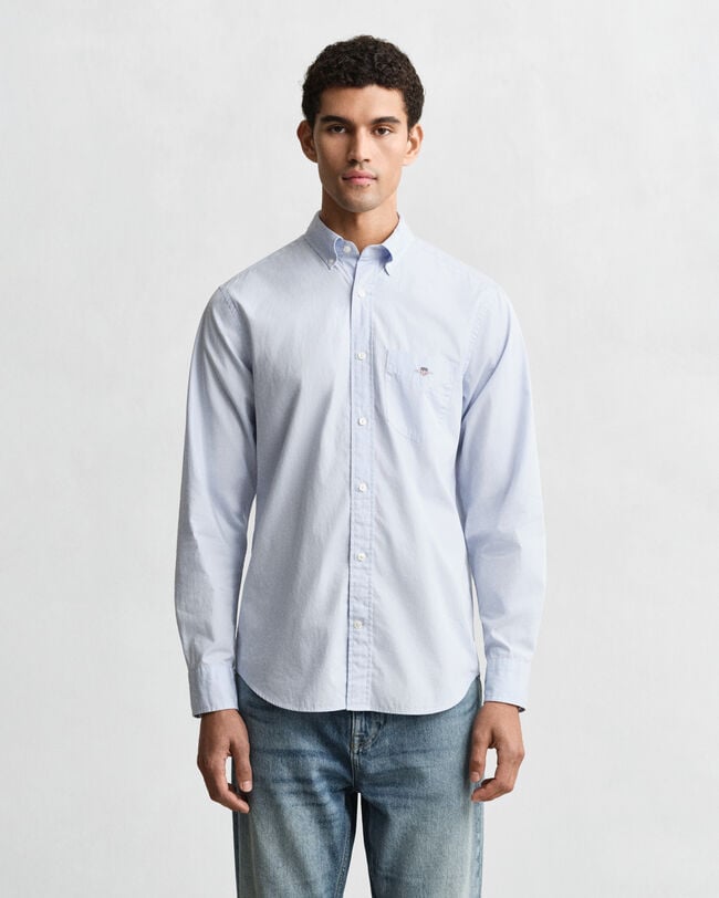Regular Fit Classic overhemd van poplin