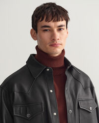 Relaxed Fit Rodeo overhemd van leer