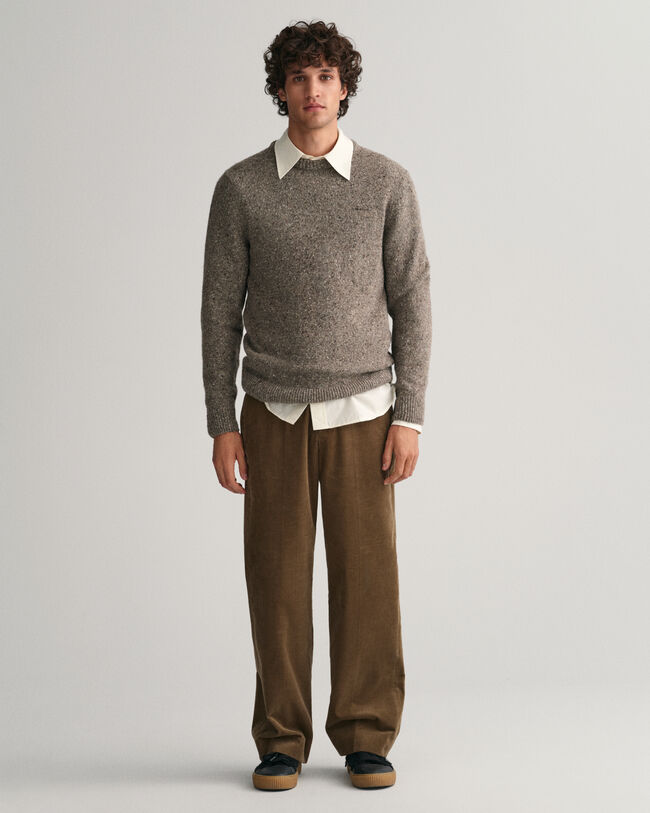 Corduroy kostuumbroek