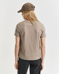 Shield T-shirt met V-hals