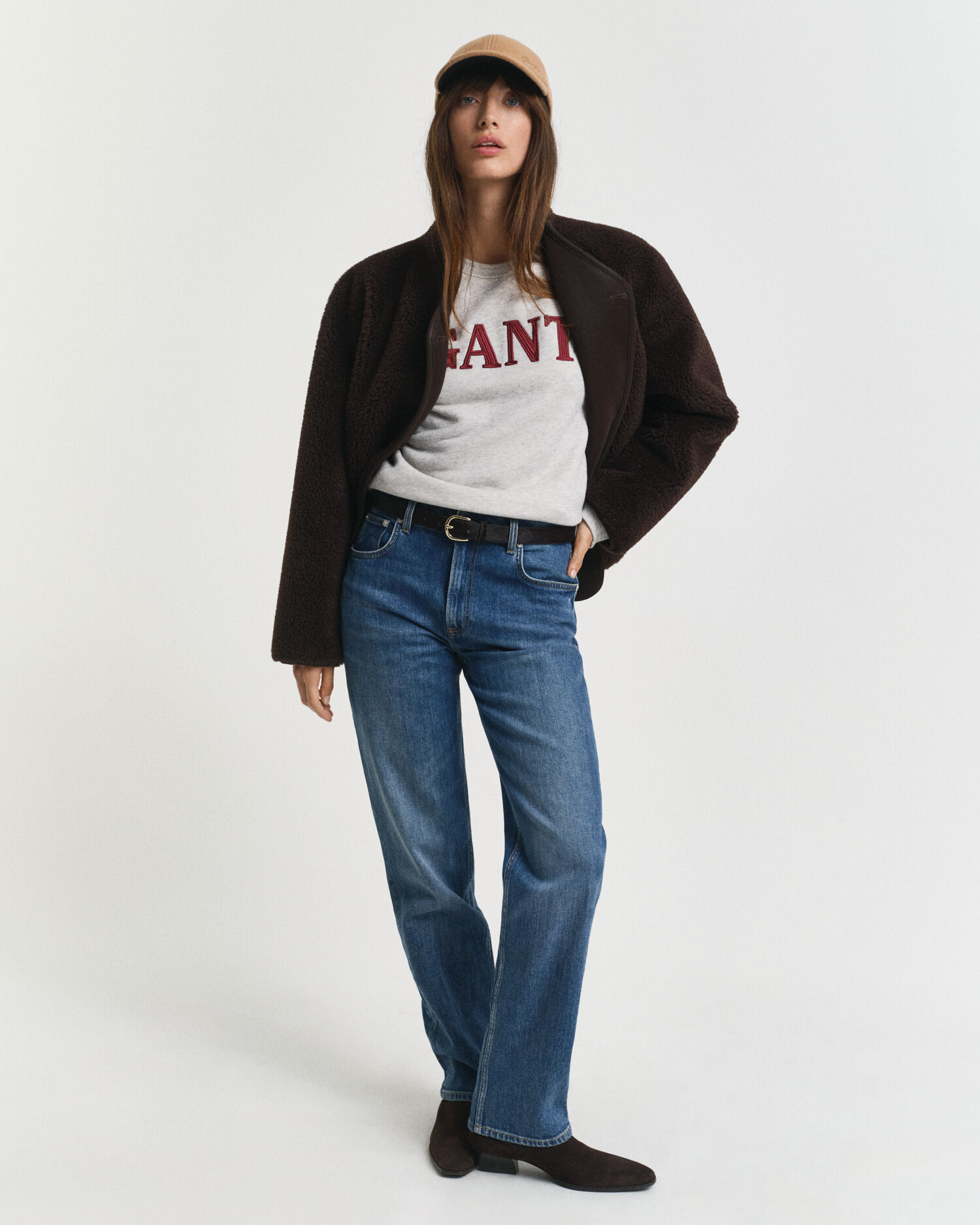 Graphic sweatshirt met ronde hals