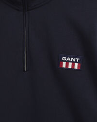 Retro Flag sweater met korte rits