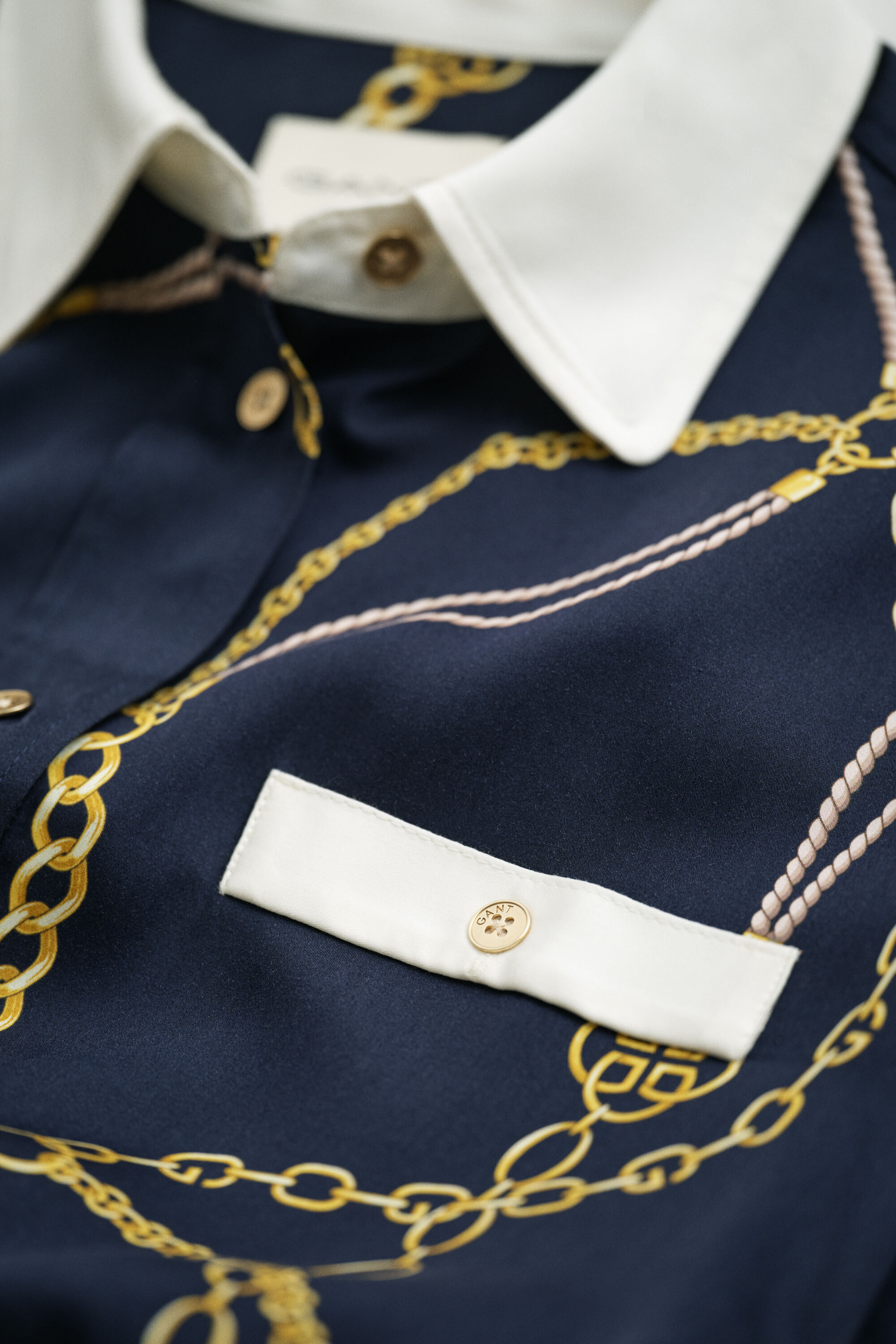 Overoverhemdjurk met contrast