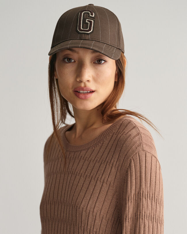 Textured gebreide jurk