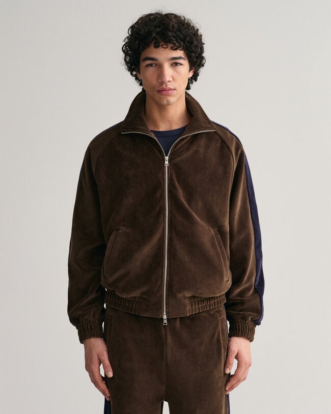 Velours trainingsjack