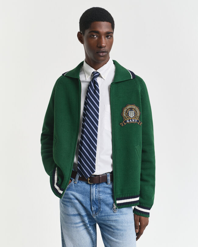 GANT 1949 Graphic vest met ritssluiting