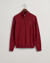 Trui met korte rits van buitengewoon zachte lamswol