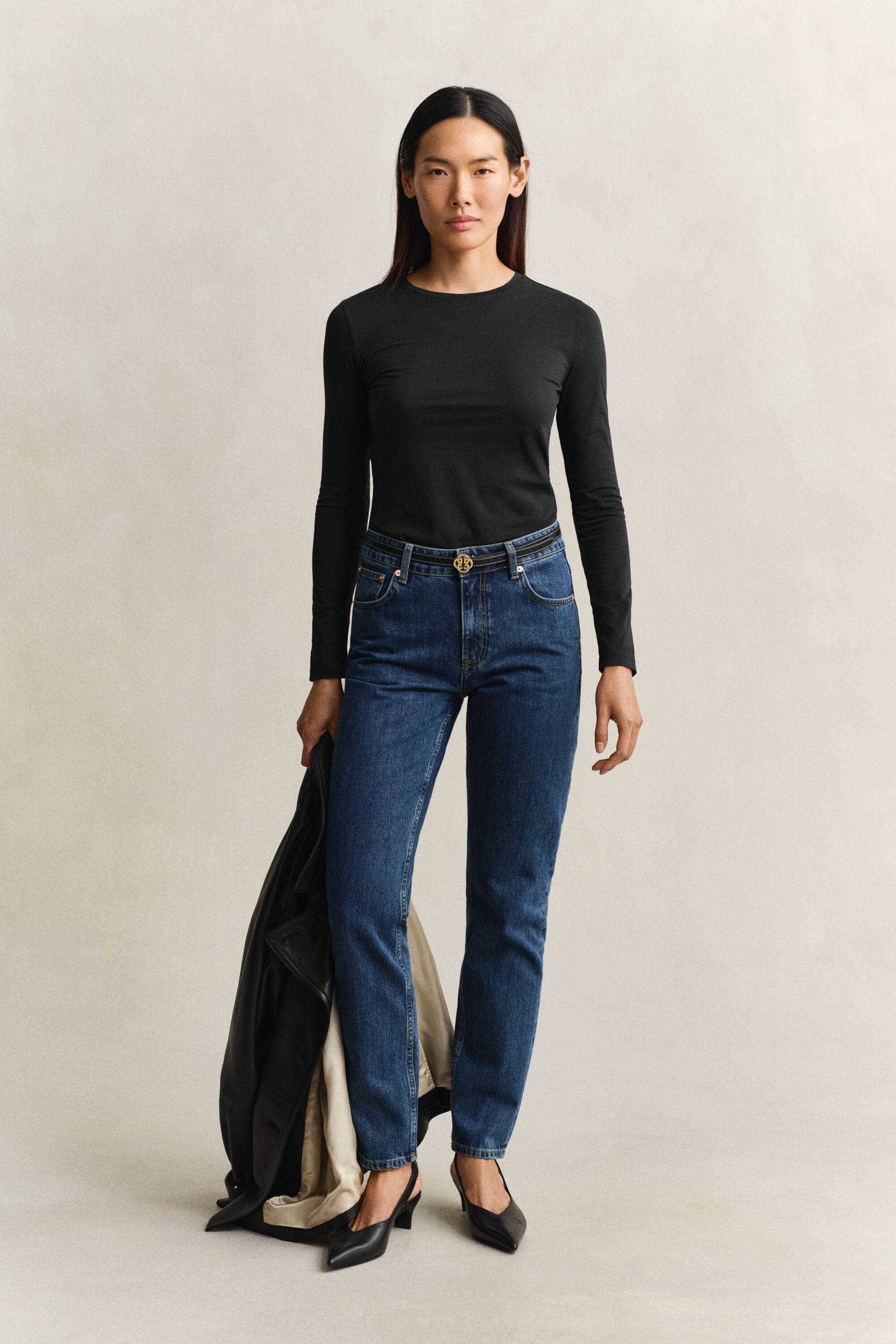 Katoenen T-shirt met lange mouwen