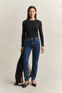 Katoenen T-shirt met lange mouwen