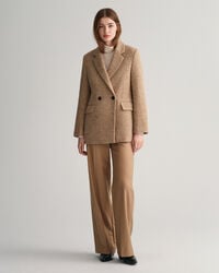 Regular Fit blazer met visgraatmotief