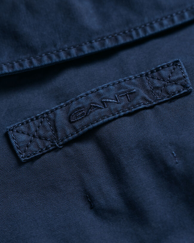 Katoenen gebreide kabeltrui met ronde hals