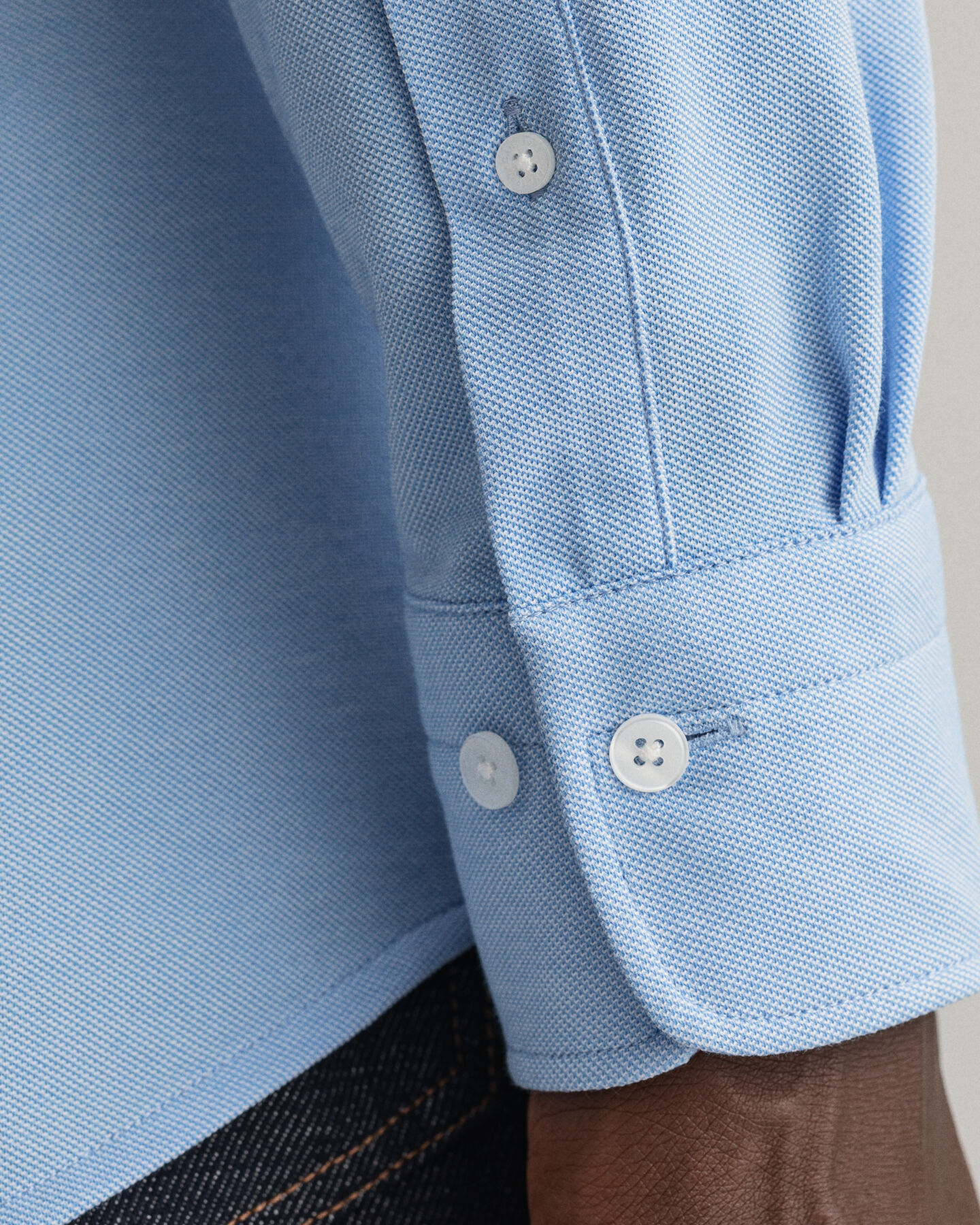 Slim Fit Tech Prep™ piqué overhemd