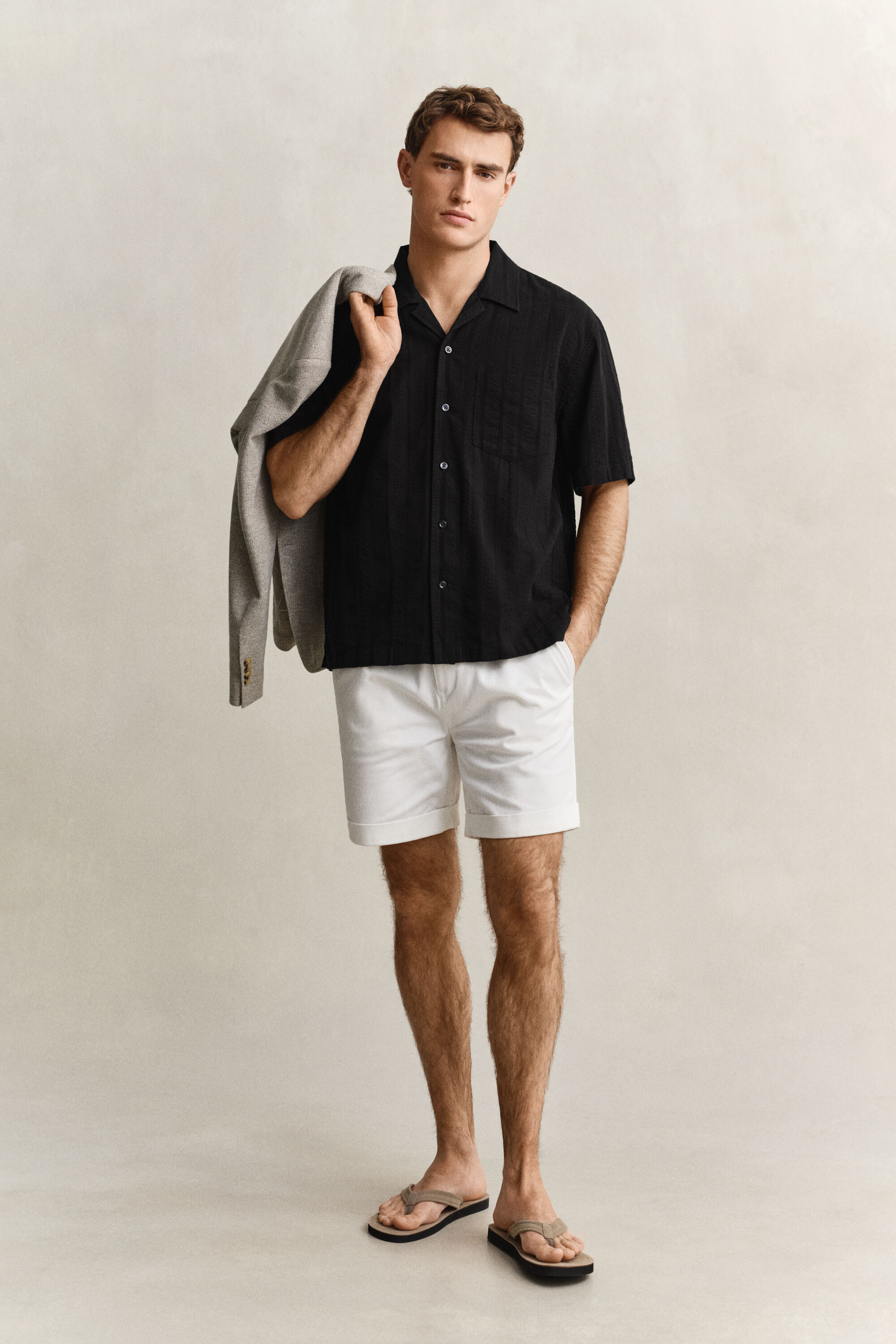 Relaxed Fit Dobby Striped overoverhemd