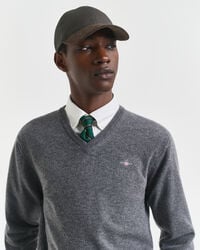 Trui met V-hals van buitengewoon zachte lamswol