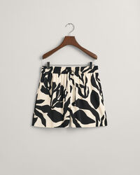 Relaxed Fit Palm Print Pull-On short