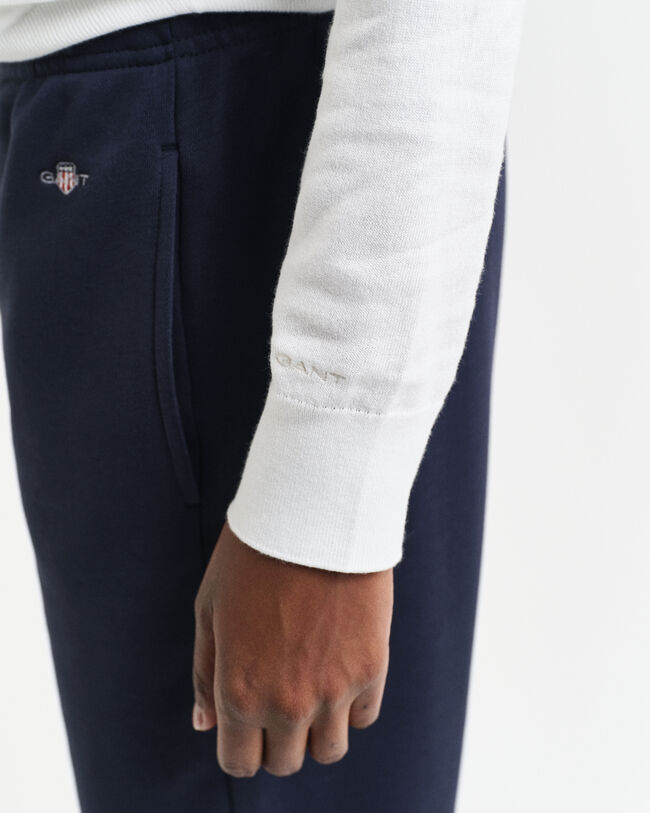 Fijngebreide trui met ronde hals