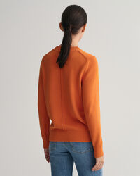 Katoenen Icon G sweater met ronde hals