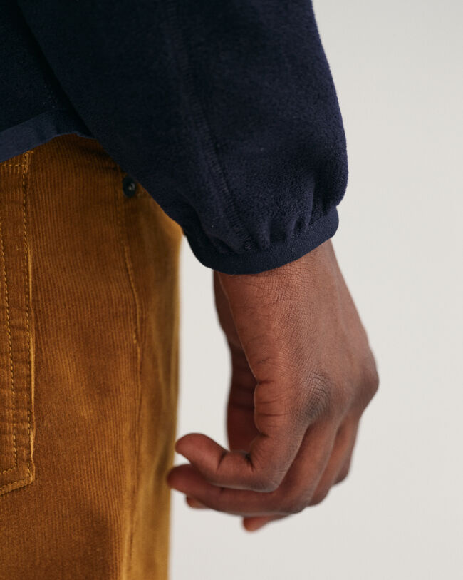 Fleece jack met rits