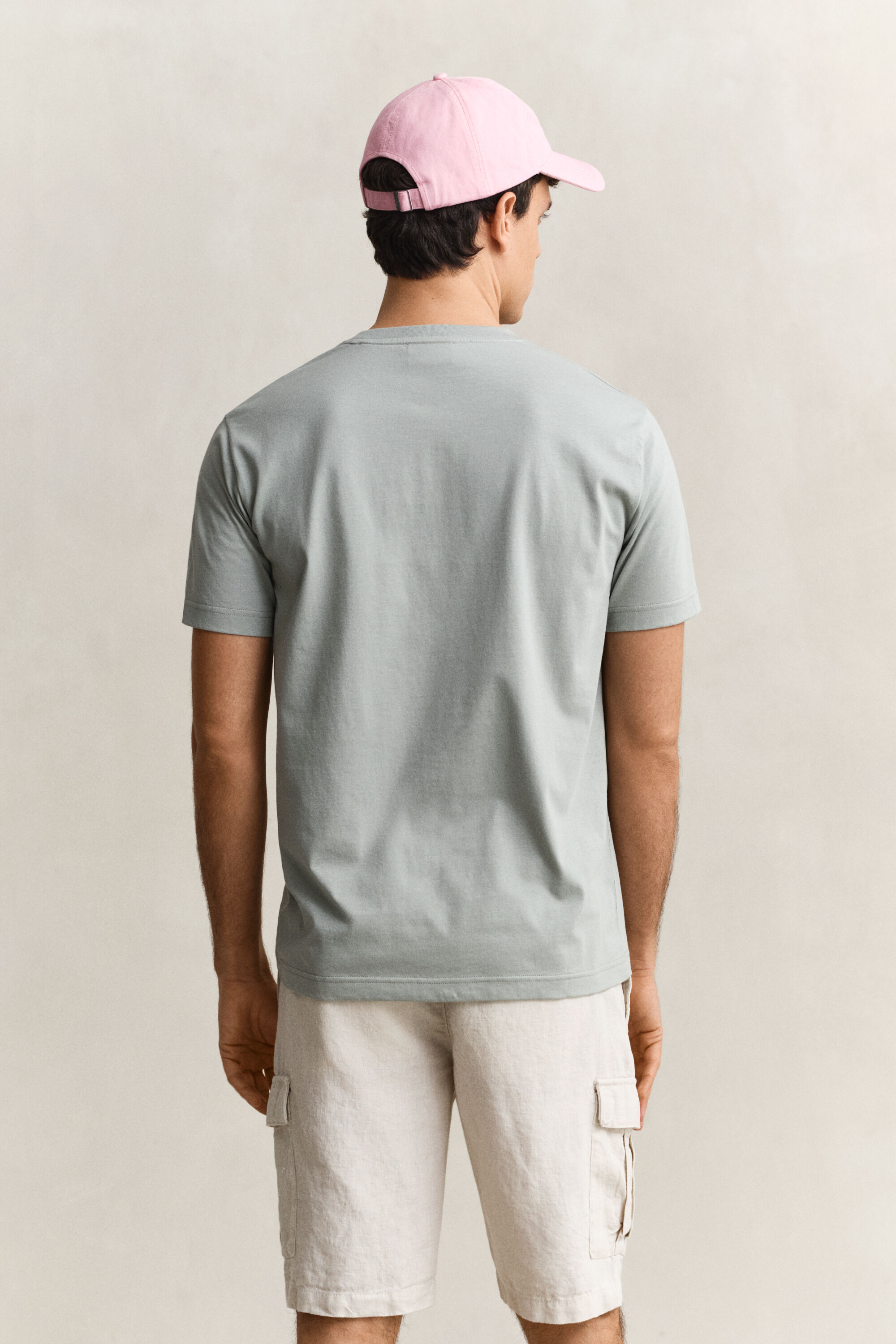 T-shirt met landschapsprint