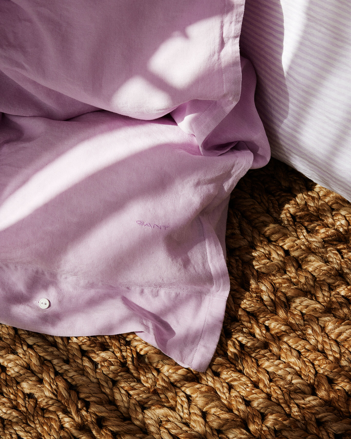 Kussensloop van katoen en linnen