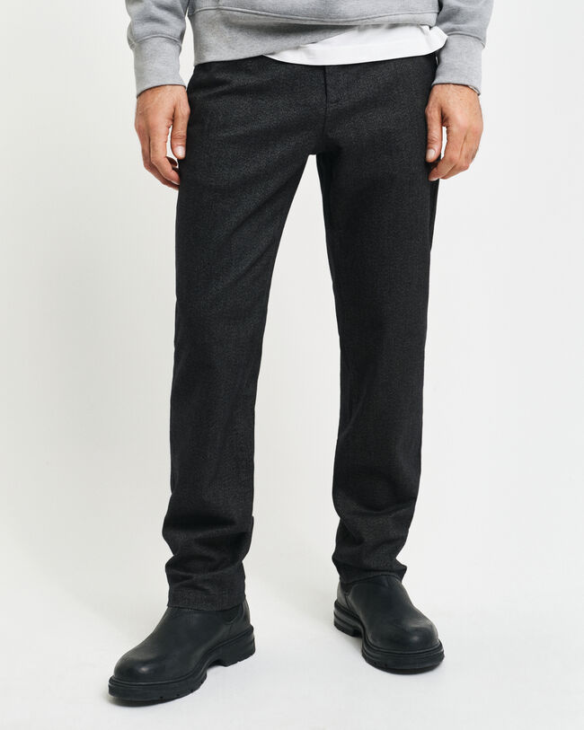 Tweekleurige Slim Fit broek