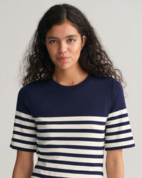T-shirtjurk met strepen