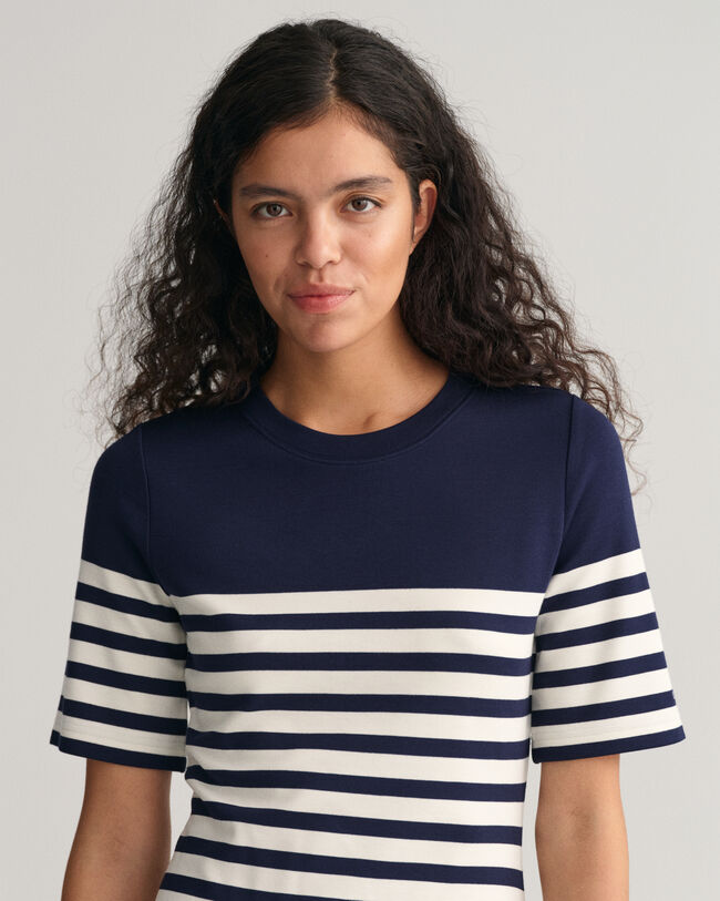 T-shirtjurk met strepen