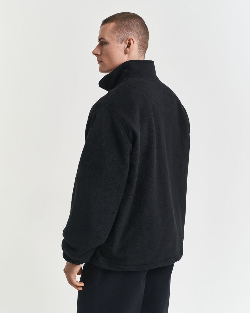 Fleecetrui met print