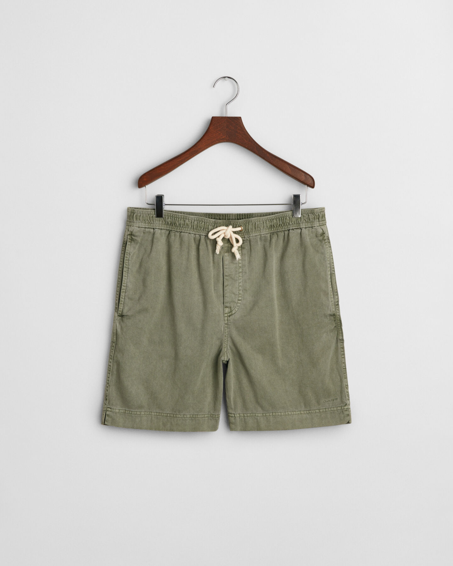 Regular Fit Sunfaded short met trekkoordje