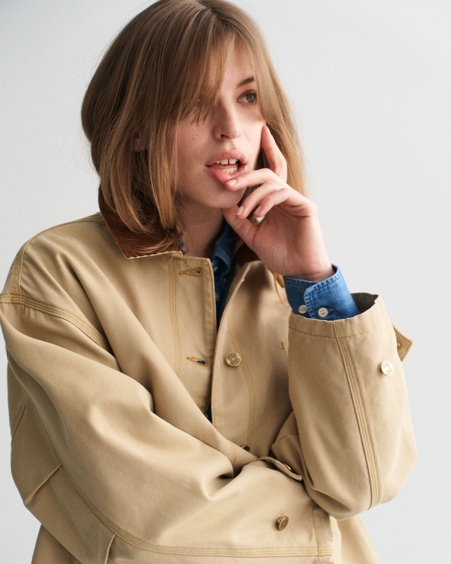 Gewassen Workwear-jack