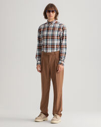 Regular Fit geruit Oxford-overhemd