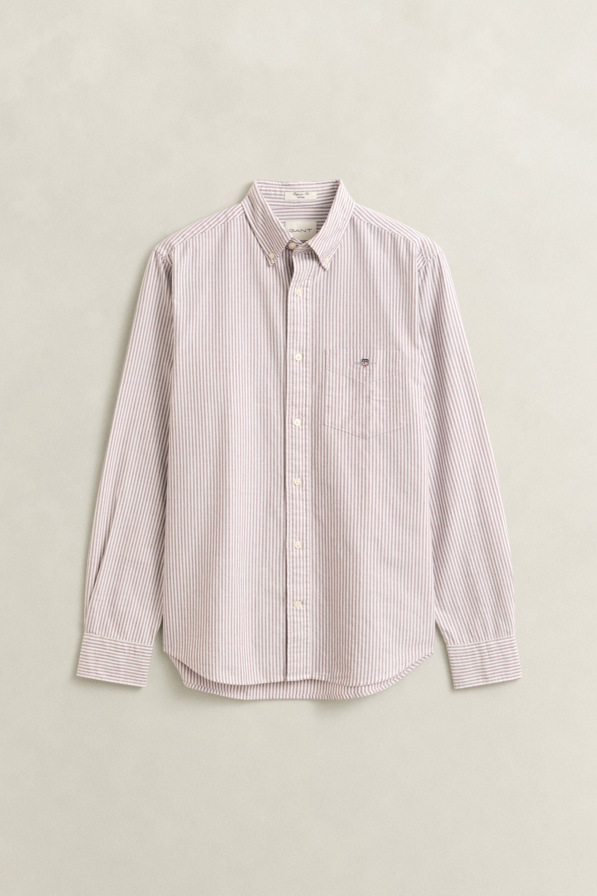 Classic Regular gestreept Oxford-overhemd