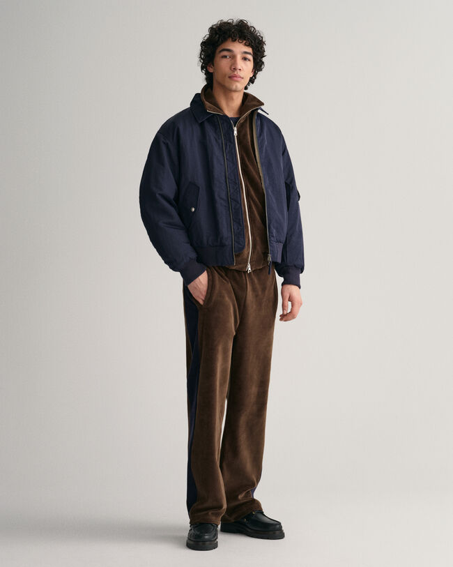 Velours trainingsjack