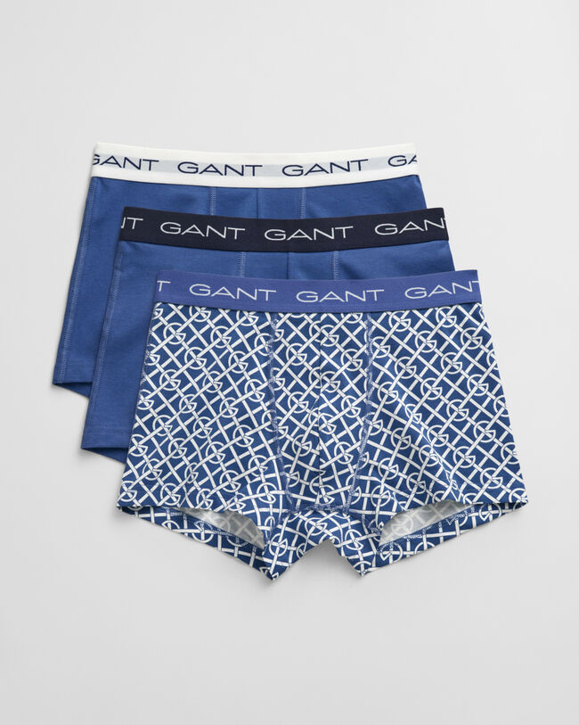 Set van drie boxershorts met G-patroon