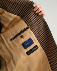 Oversized geruite blazer