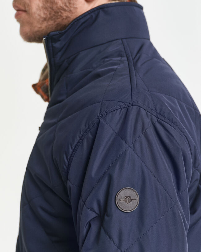 Omkeerbaar jack met opstaande kraag