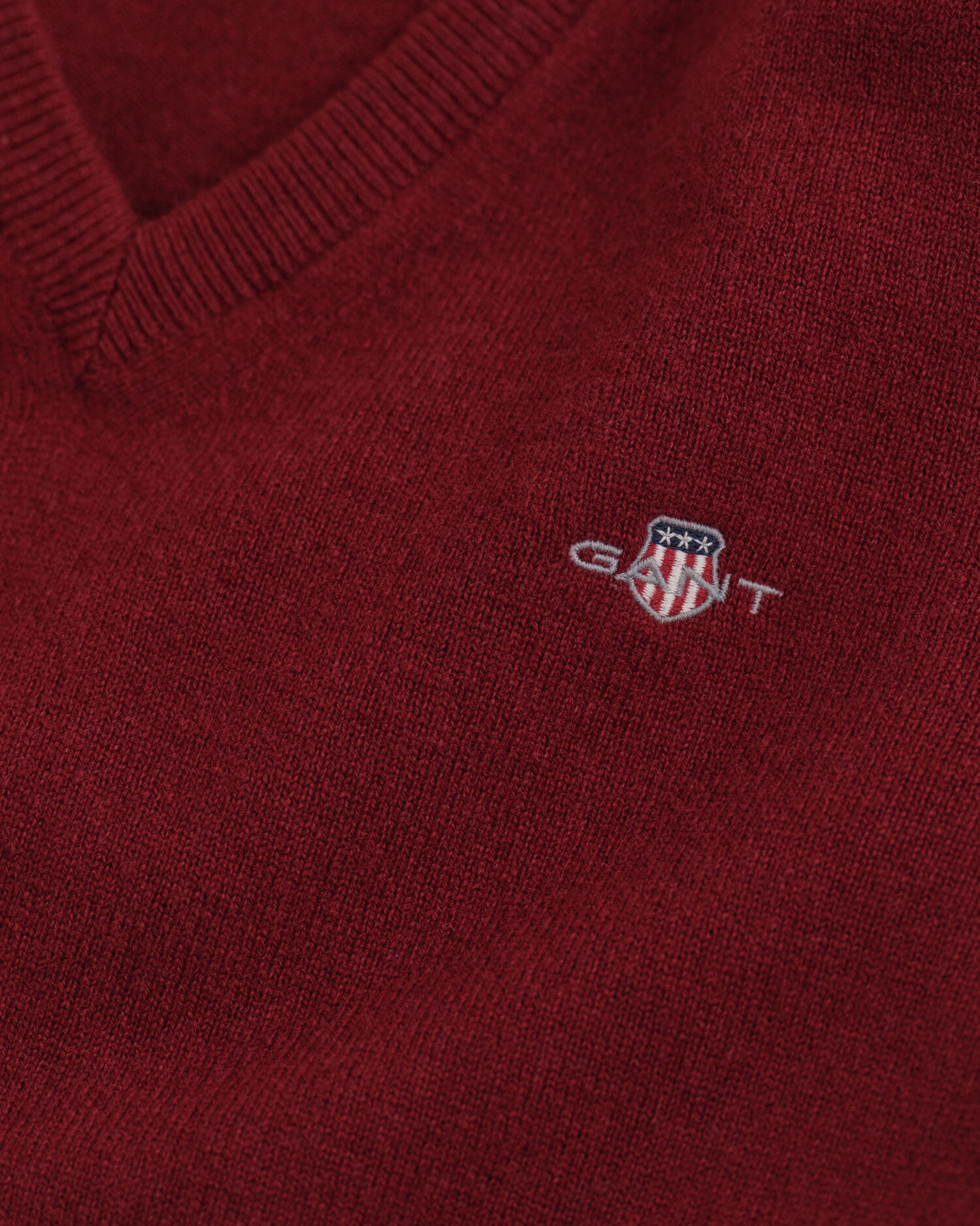 Trui met V-hals van buitengewoon zachte lamswol