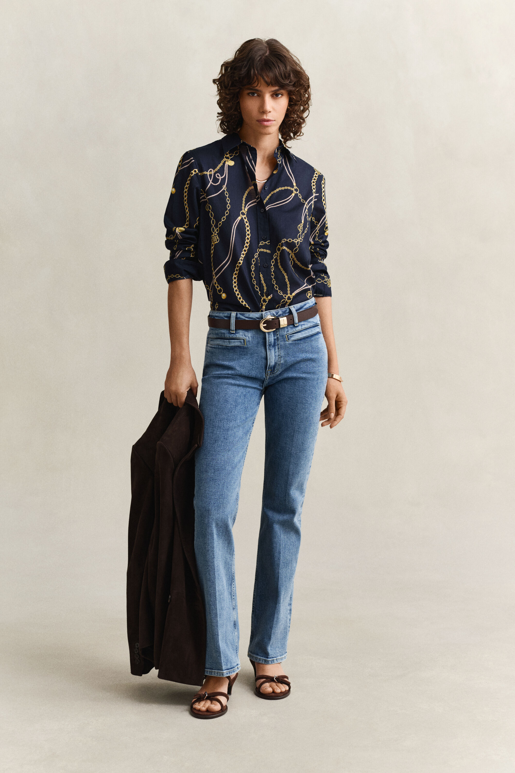 Overoverhemd van katoenen voile