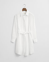 Linnen overhemdjurk met riem