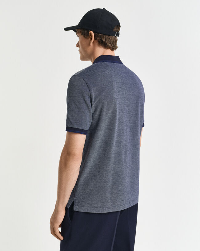 4-kleurig Oxford piqué poloshirt