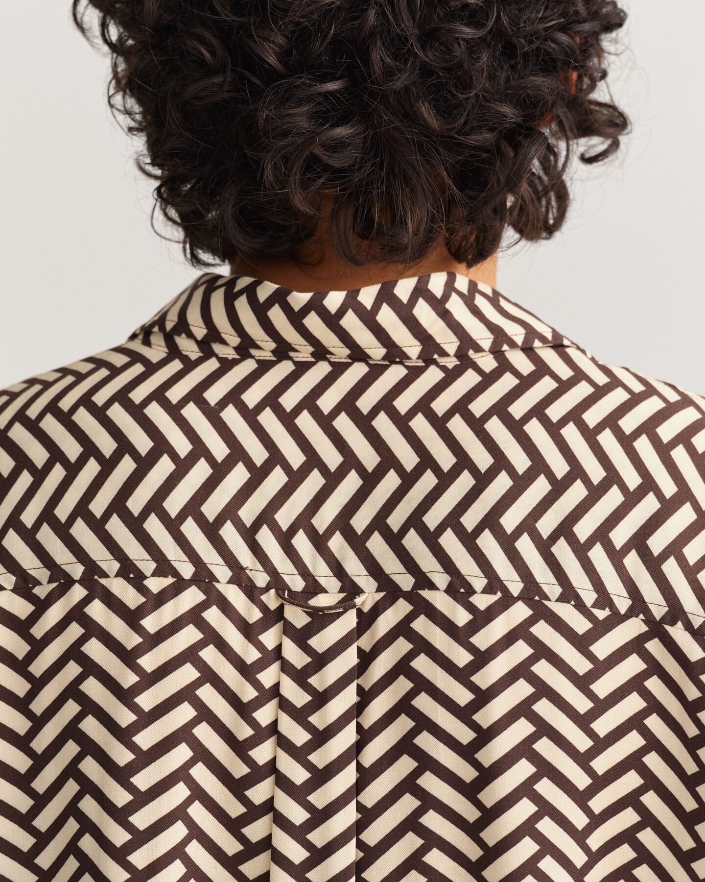 Relaxed Fit Geometric overhemd